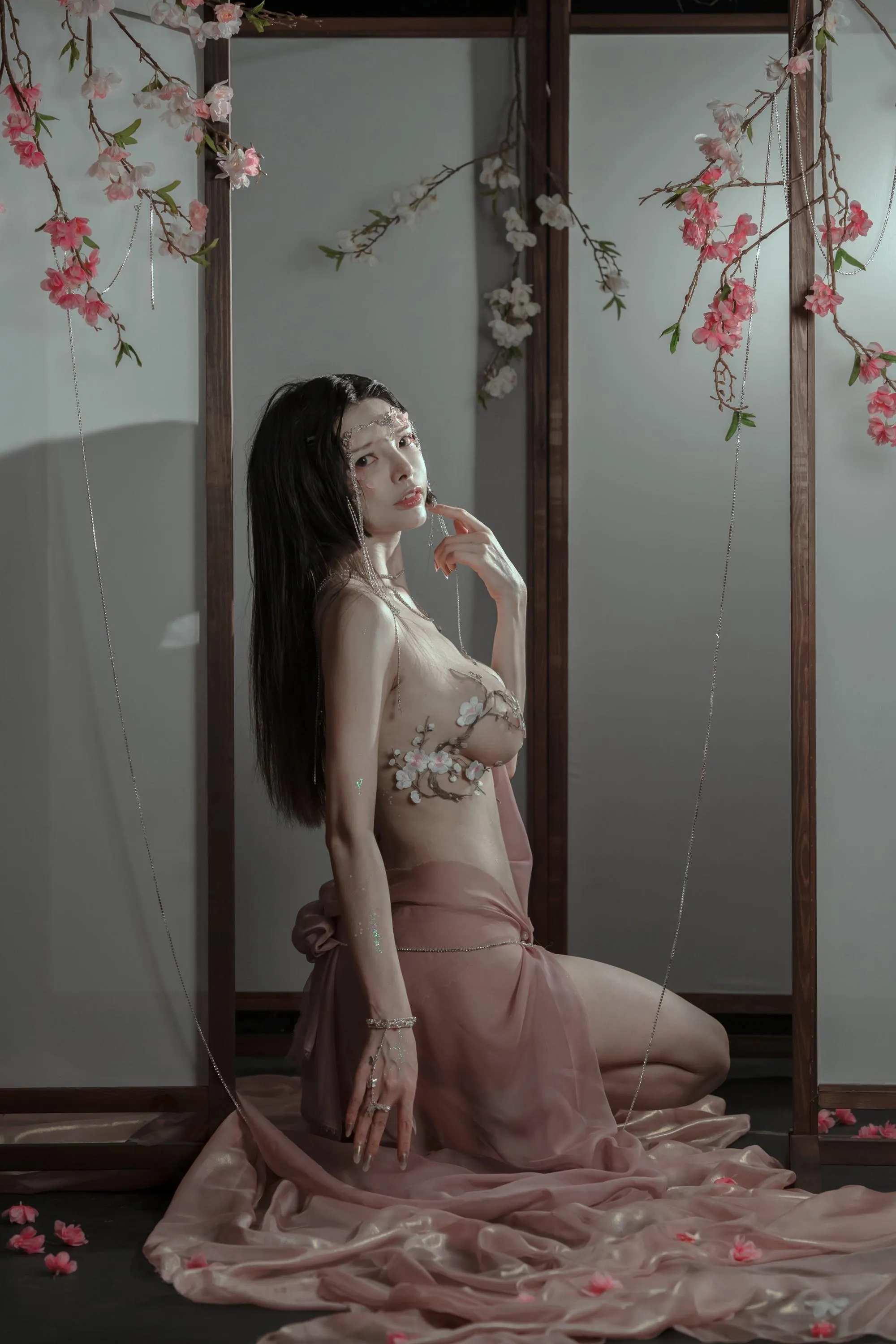 秋和柯基 – NO.061 粉 桃花神 [34P]插图5